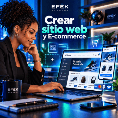 Crea tu Sitio Web y E-commerce